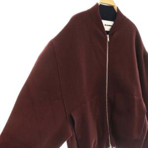 JIL SANDER 24SS J61HP0001 Wジップ ニットブルゾン 44 ブラウン