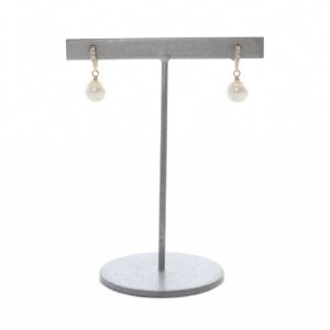 パール イヤリング K18 イエローゴールド