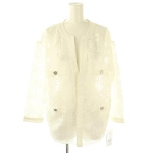 レースジャケット ノーカラージャケット 36 ホワイト /ES OS