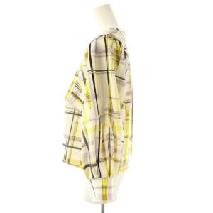 Diagram GRACE CONTINENTAL チェックギャザート ブラウス トップス 36 マルチカラー チェック柄 /DF OS