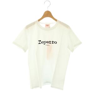 フロッキーロゴTシャツ カットソー S ホワイト ブラック /DO OS SH