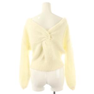 CELFORD 24AW ツイストニットプルオーバー セーター 長袖 F ホワイト /HK OS SH