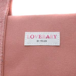 FEILER ラブラリーバイフェイラー オールドテディ トートバッグ ハンドバッグ キャンバス ピンク /YO26 SH