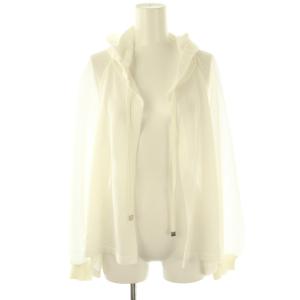 23SS メッシュニットフーディ パーカー 36 ホワイト /DF OS SH