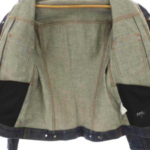 A.P.C. デニムジャケット Gジャン ステンカラー S インディゴ /CX OS