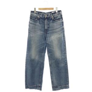 THE FIFTYSフィフティーズ ハイライズストレート デニムパンツ ジーンズ インディゴ 26 紺