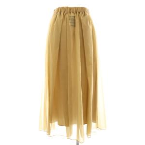 CHAOS ローレンオーガンスカート ロング フレア F ベージュ /DO OS