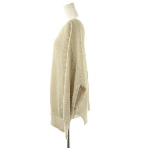 Framework 23SS カノコ2WAYBack開きカーディガン Vネック ライトベージュ /DO OS