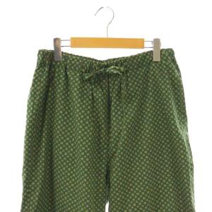 JOURNAL STANDARD LUXE ピマローンプリント イージーパンツ テーパード F グリーン /HK OS