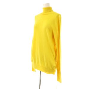 JOURNAL STANDARD LUXE タートルネックニット セーター プルオーバー シルク混 カシミヤ混 イエロー 黄色 /CX OS