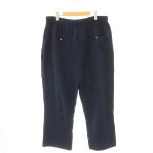 chimala 23SS RACHEL KNIT EASY PANTS イージーパンツ ワイド L ネイビー /ES OS