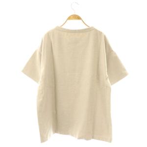 TOUJOURS RECYCLE COTTON PL CLOTH ビッグ7Tシャツ カットソー 半袖 2 グレージュ /ES