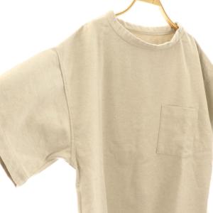 TOUJOURS RECYCLE COTTON PL CLOTH ビッグ7Tシャツ カットソー 半袖 2 グレージュ /ES