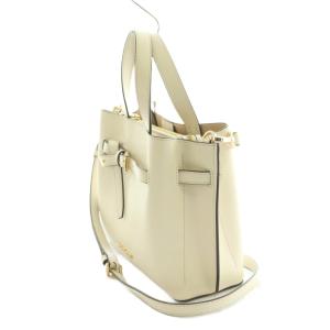 MICHAEL KORS エミリア サッチェル 2way ハンドバッグ ショルダーバッグ 白 ホワイト /MI OS