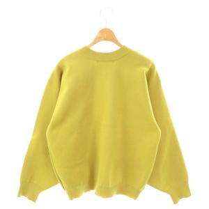 LOUNIE ブルゾン風ニットカーディガン F マスタード /ES OS
