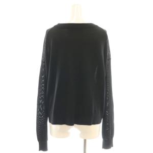 mizuiro ind mizuiroind ハイゲージクルーネックプルオーバー ニット カットソー F 黒 ブラック /AT OS