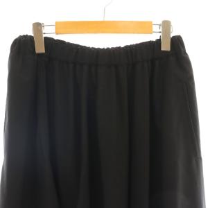 COMME des GARCONS AD2015 ウール 変形 ロングスカート フレア S ブラック /DF OS