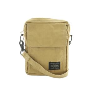 吉田カバン CUBE ミニショルダーバッグ サコッシュ ベージュ /MI OS ユニセックス