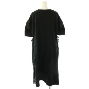 franche lippée サマーガーリーワンピース 半袖 M ブラック /ES OS