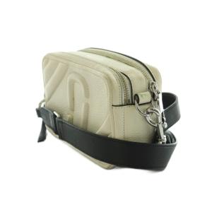 MARC JACOBS ザ モト ショット 21 スナップショット クロスボディバッグ ショルダーバッグ レザー オフホワイト