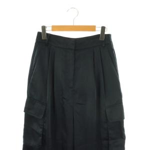 tibi Deuxieme Classe取扱 SHINY NYLON カーゴパンツ ワイドパンツ 00 ネイビー