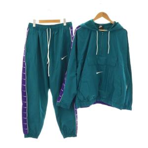 アノラックウーブンジャケット パンツ セットアップ XXL グリーン