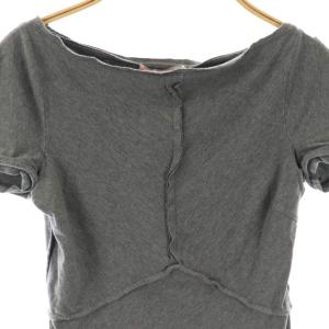 PRADA LINEA ROSSA デザインカットソー S グレー /DO OS