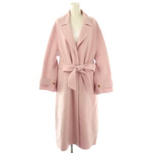 ウールテーラーカラーリバーコート コート 1 ピンク /ES OS