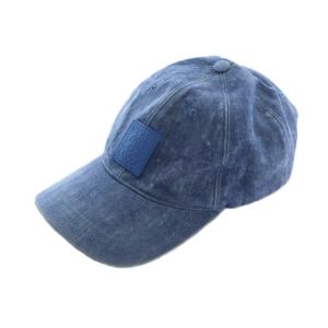 アナグラムパッチ フロックデニム キャップ ONE SIZE ブルー K820358X27