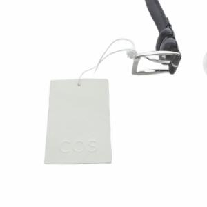 COS クラシックレザーベルト CLASSIC LEATHER BELT S ブラック /YO28