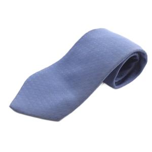 総柄 ネクタイ シルク 青 ブルー /SR OH