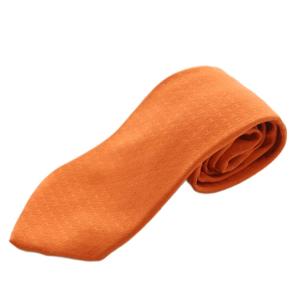 ネクタイ レギュラータイ シルク 総柄 オレンジ /MI OS OH