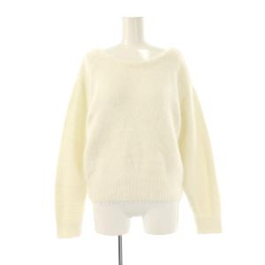 フェザーゆるプルオーバー ニット セーター 2 ホワイト /DF OS SH