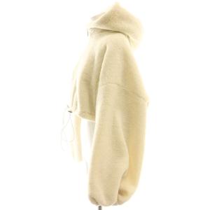 SNIDEL ボアマウンテンパーカー ブルゾン ショート丈 F アイボリー /AT OS SH