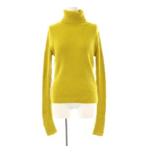 ヨウジヤマモト ウール タートルネックニット セーター 2 イエロー /DF OS SH