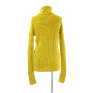 Y's ヨウジヤマモト ウール タートルネックニット セーター 2 イエロー /DF OS SH