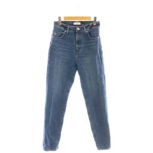 ハイウエスト RUTH デニムパンツ ジーンズ インディゴ 26 紺 ネイビー /AT OS SH