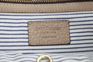 J&M DAVIDSON トートバッグ ショルダーバッグ レザー ベージュ /YO10