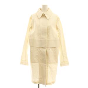 ステンカラーコート スプリングコート 36 アイボリー /DF OS