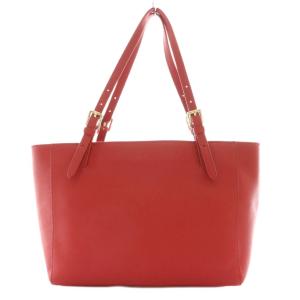 TORY BURCH ヨーク スモール バックル トート York Small Buckle Tote バッグ レザー 赤 レッド