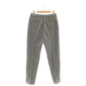 UNITED ARROWS ファンシーツイード スリム テーパード パンツ 40 黒 ブラック /AT OS