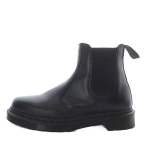 2976 MONO チェルシーブーツ サイドゴアブーツ ショート フラット レザー UK5 ブラック /YO19