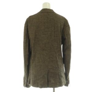 Theory スーツ セットアップ上下 テーラードジャケット スラックス パンツ リネン混 2 カーキ /MY OS