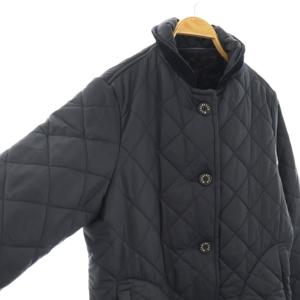 MACKINTOSH 裏ボアキルティングステンカラーコート 中綿 36 ネイビー /HK OS