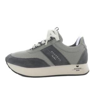 スニーカー ローカット メッシュ 36 グレー /YO23