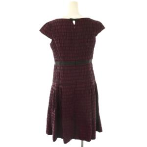 TOCCA BABYLONE ドレス ワンピース 膝丈 半袖 0 紫 パープル /AT OS