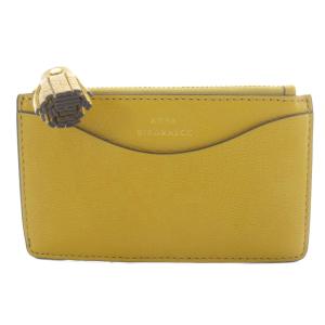 ANYA HINDMARCH Peeping Eyes ジップ カードケース イエロー