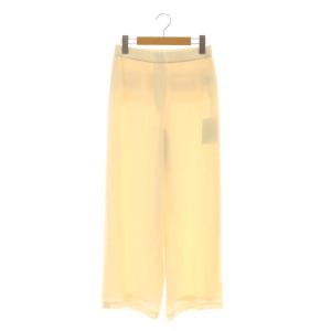 24SS POWDER CREPE RELAX ST PO ワイドパンツ ストレート イージー 00 アイボリー