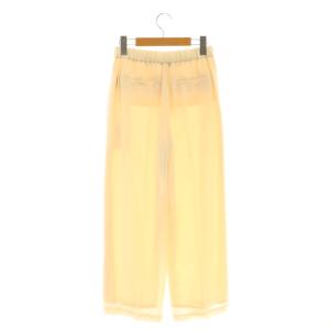 Theory 24SS POWDER CREPE RELAX ST PO ワイドパンツ ストレート イージー 00 アイボリー