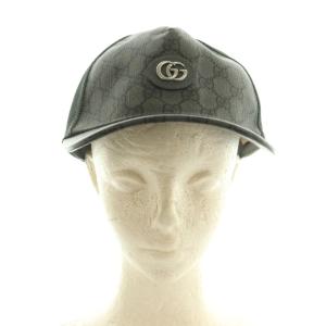 GUCCI GGスプリーム ベースボールキャップ グレー 733927